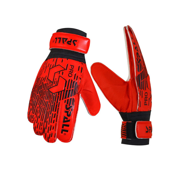 Goal Keeper Gloves Strong Grip With Finger Spine Double Wrist Protection Prevent Injuries For The Toughest Saves Goalie Training Gloves(GK-100) | Ideal for All Surfaces, Kids & Adults | Match-Ready