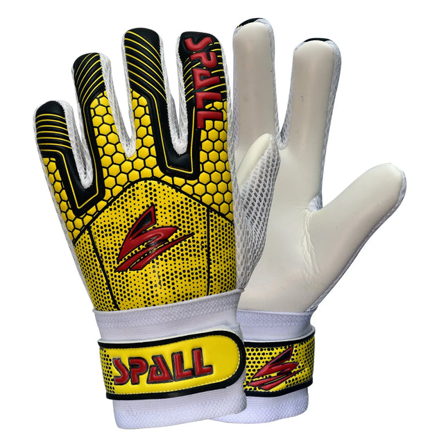 GoalKeeper Gloves Strong Grip With Finger Spine Double Wrist Protection Prevent Injuries For The Toughest Saves Goalie Training Gloves For Men And Women(GK-120) | Ideal for All Surfaces, Kids & Adults