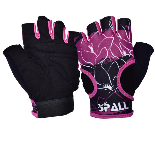 Half Finger Ladies Weight Lifting Gloves For Workout Hanging Pull Ups Cycling Fitness Bodybuilding Weightlifting Training Outdoor And Indoor Sports Ideal For Women(SI-4081) | Ideal for All Surfaces