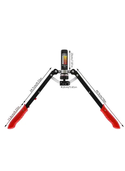 Twister Arm Exerciser - Adjustable 0-200KG Home Chest Expander/Shoulder Muscle Training Fitness Equipment/Arm Enhanced Exercise Strengthener | Ideal for All Surfaces, Kids & Adults | Match-Ready