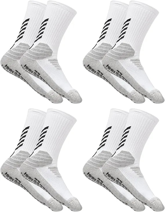 Mens Grip Socks Non Slip for Soccer,Hospital, Training,Anti Slip Grippers | Ideal for All Surfaces, Kids & Adults | Match-Ready | Includes Pump & Needle | Durable & Long-Lasting Performance
