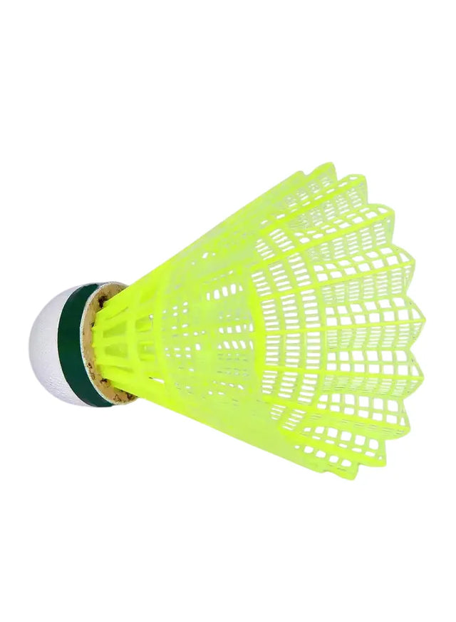 6-Piece Badminton Shuttlecocks (S-168) | Ideal for All Surfaces, Kids & Adults | Match-Ready | Includes Pump & Needle | Durable & Long-Lasting Performance