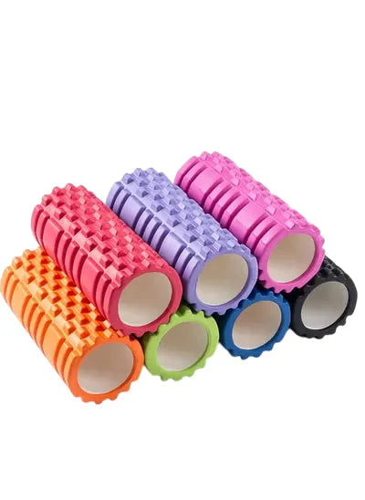 Foam Roller for Deep Tissue Muscle Massage Trigger Point Muscles Therapy | Ideal for All Surfaces, Kids & Adults | Match-Ready | Includes Pump & Needle | Durable & Long-Lasting Performance