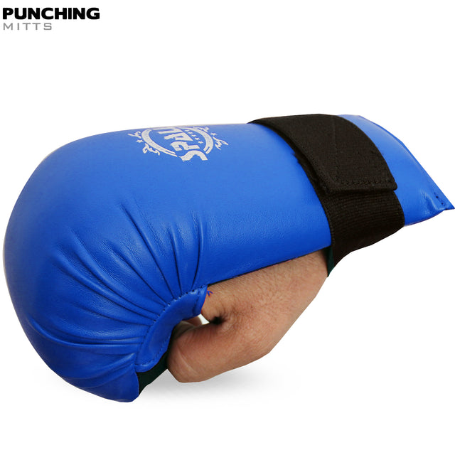 Karate Mitt For Kickboxing Boxing Martial Arts Muay Thai Fighting Coaching Karate Practice Training Ideal For Men And Women(SI-1050) | Ideal for All Surfaces, Kids & Adults | Match-Ready