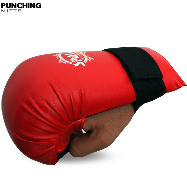 Karate Mitt For Kickboxing Boxing Martial Arts Muay Thai Fighting Coaching Karate Practice Training Ideal For Men And Women(SI-1050) | Ideal for All Surfaces, Kids & Adults | Match-Ready