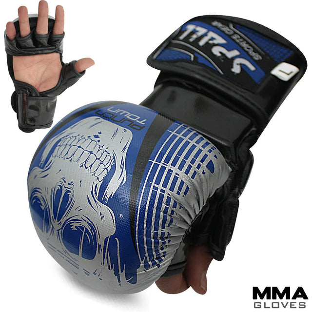 MMA Gloves Grappling Training Kickboxing Fight (SI-1198) | Ideal for All Surfaces, Kids & Adults | Match-Ready | Includes Pump & Needle | Durable & Long-Lasting Performance