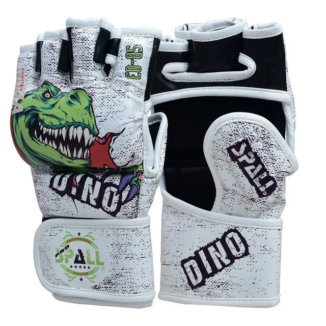 MMA Gloves Half Finger Grappling Gloves With Open Palms Punching Bag For Muay Thai Kickboxing Sparring Sanda Sparring Punching Bag Training And Combat(SI-2204) | Ideal for All Surfaces, Kids & Adults