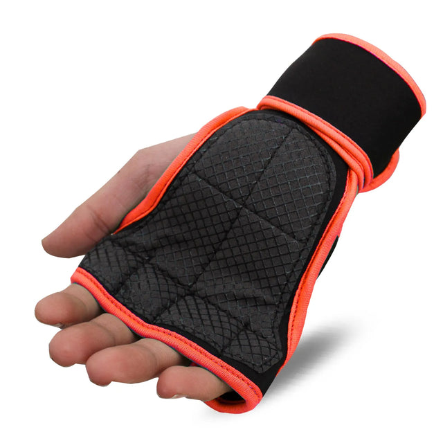 Half Finger Gym Weight Lifting Gloves Full Protection Workout Gloves For Gym Bike Training Fitness Dumbbell Pull Ups Exercise Breathable Super Lightweight(SI-6001) | Ideal for All Surfaces, Kids & Aduts