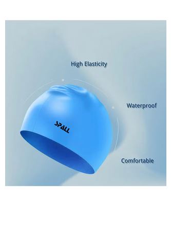 Waterproof High Elasticity Unisex Adult Swim Hat Bathing Caps For Men And Women Swimming To Keep Hair dry Adults Youth Ear Protection Swimming Cap | Ideal for All Surfaces, Kids & Adults | Match-Ready