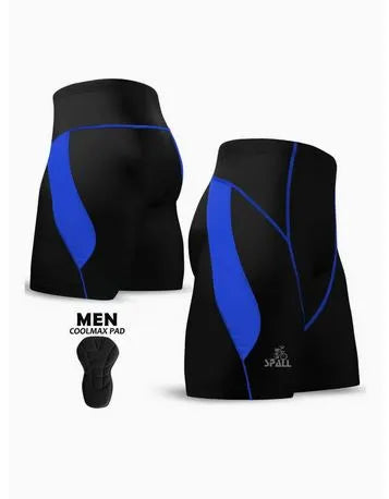 Spall Men's Cycling Shorts Summer Quick Dry Padded Bike Shorts | Ideal for All Surfaces, Kids & Adults | Match-Ready | Includes Pump & Needle | Durable & Long-Lasting Performance