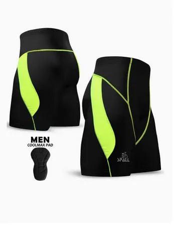 Spall Men's Cycling Shorts Summer Quick Dry Padded Bike Shorts | Ideal for All Surfaces, Kids & Adults | Match-Ready | Includes Pump & Needle | Durable & Long-Lasting Performance