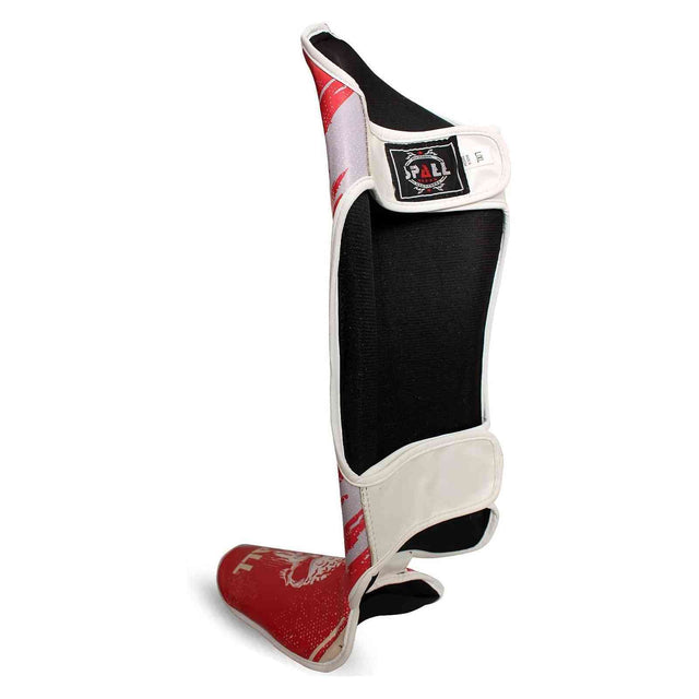 Shin Instep Pads Black Red Blue for Protective Leg (SI-1357) | Ideal for All Surfaces, Kids & Adults | Match-Ready | Includes Pump & Needle | Durable & Long-Lasting Performance