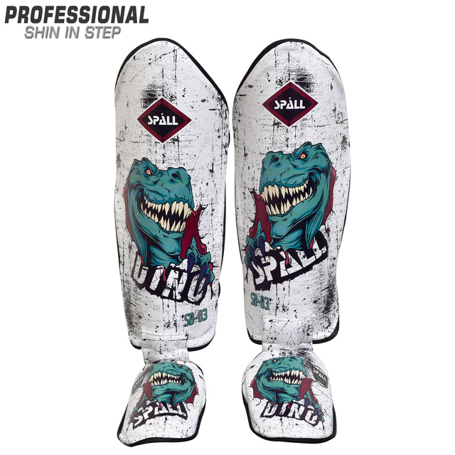 Shin Instep Guard Protective Leg For Boxing Muay Thai Sparring Kickboxing MMA BJJ Karate Judo Practice Martial Arts Training Ideal For Men And Women(SI-1356) | Ideal for All Surfaces, Kids & Adults