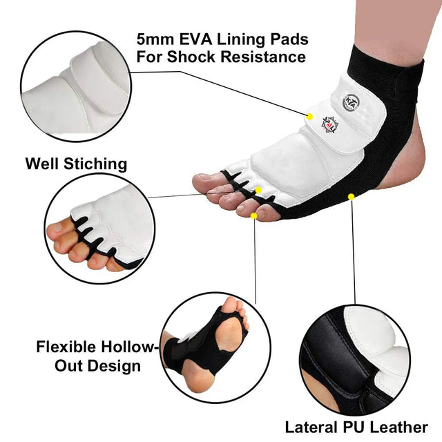 Taekwondo Training Foot Protectors For Kung FU Punch Bag Kickboxing MMY Gym School UFC Karate Match Training Ideal For Men And Women | Ideal for All Surfaces, Kids & Adults | Match-Ready