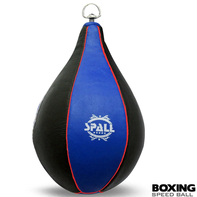 Speed Ball Boxing Leather MMA Muay Thai Training Punching Bag | Ideal for All Surfaces, Kids & Adults | Match-Ready | Includes Pump & Needle | Durable & Long-Lasting Performance