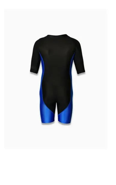 Swimming Short Sleeve Front Zipper Warm Shorty Diving Suite Sun Protection Suitable For Wakeboarding Diving Snorkeling Sailing | Ideal for All Surfaces, Kids & Adults | Match-Ready | Includes Pump & Needle