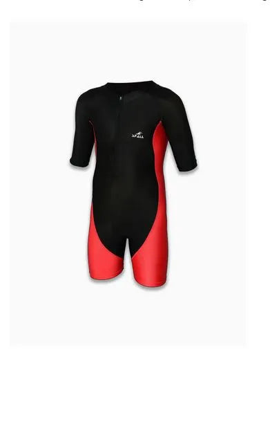 Swimming Short Sleeve Front Zipper Warm Shorty Diving Suite Sun Protection Suitable For Wakeboarding Diving Snorkeling Sailing | Ideal for All Surfaces, Kids & Adults | Match-Ready | Includes Pump & Needle