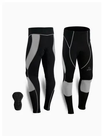 Spall Men's Cycling Tights Cool max Compression Padded Bicycle Bike Legging Trouser Pant | Ideal for All Surfaces, Kids & Adults | Match-Ready | Includes Pump & Needle | Durable & Long-Lasting Performance