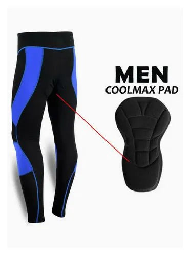 Spall Men's Cycling Tights Cool max Compression Padded Bicycle Bike Legging Trouser Pant | Ideal for All Surfaces, Kids & Adults | Match-Ready | Includes Pump & Needle | Durable & Long-Lasting Performance