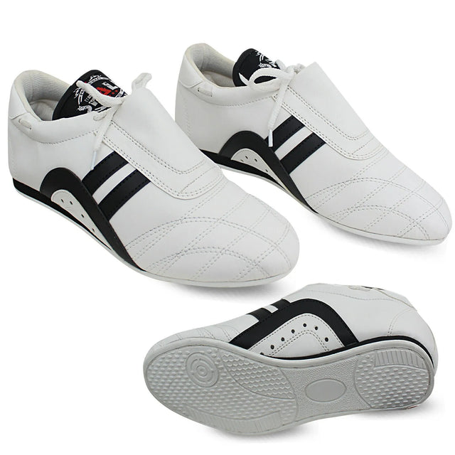 Boxing Shoes White For Professionals And Beginners (SI-1321) | Ideal for All Surfaces, Kids & Adults | Match-Ready | Includes Pump & Needle | Durable & Long-Lasting Performance