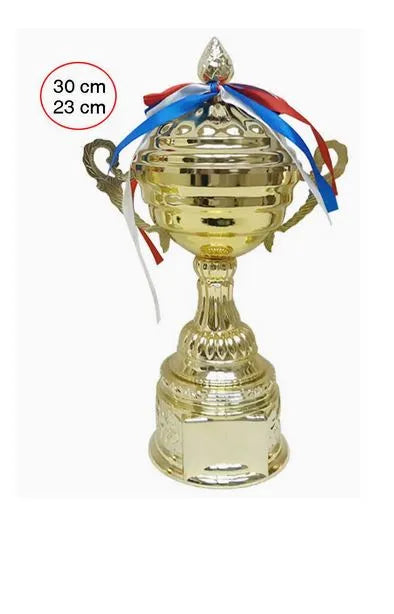 Trophy Set Of Three Resin Decoration Electroplating crafts Ornaments | Ideal for All Surfaces, Kids & Adults | Match-Ready | Includes Pump & Needle | Durable & Long-Lasting Performance