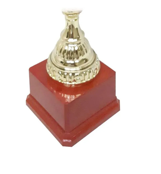 Gold Trophy Cups Height 37cm Width 19cm Depth 9cm Gold Base Red for Party Favors Props Rewards Winning Prizes Competitions Sports Tournaments Competitions(D5-A) | Ideal for All Surfaces, Kids & Adults