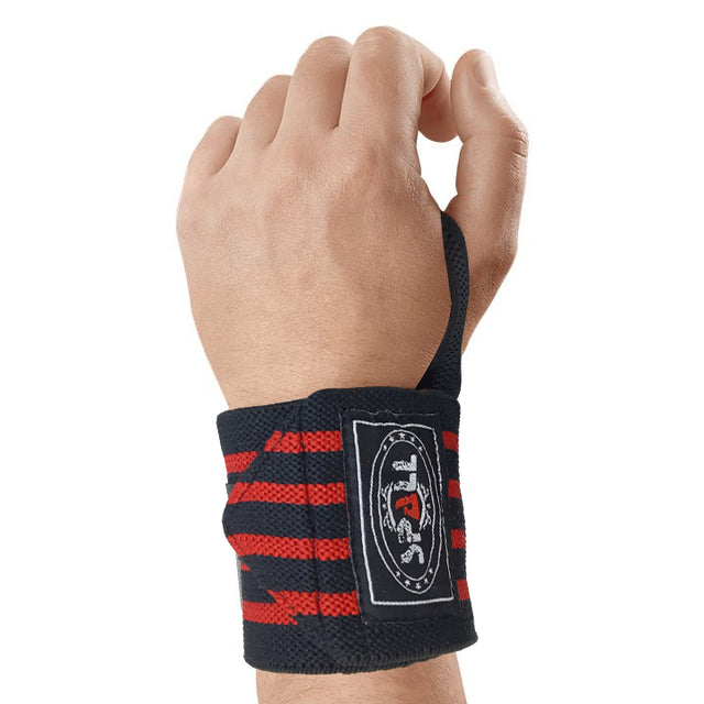 Wrist Supporter For Gym Wrist band For Men And Women With Thumb Loop Straps Wrist Straps Gym Accessories For Hand Grip And Wrist Support Straps ( SI-5037)