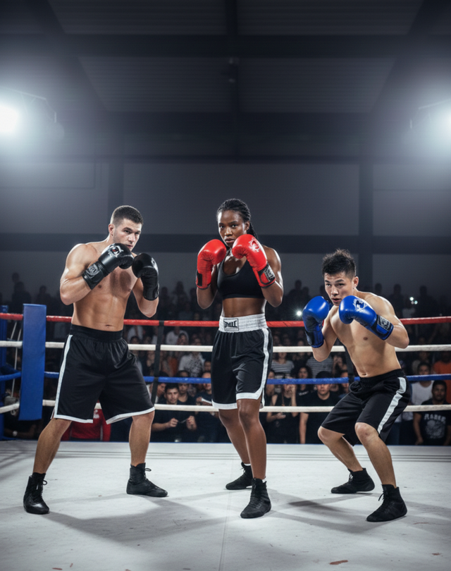 Spall Premium Genuine Leather Boxing Gloves – Professional Training & Sparring Gloves for Men & Women – Red Black Blue – Sizes 4oz to 16oz