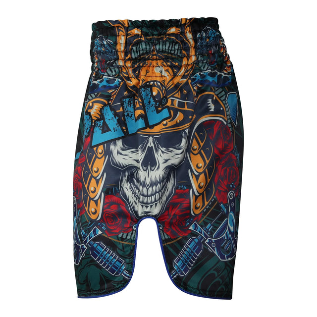 Muay Thai Shorts Green Black For professionals And Beginners (SI-3260) | Ideal for All Surfaces, Kids & Adults | Match-Ready | Includes Pump & Needle | Durable & Long-Lasting Performance