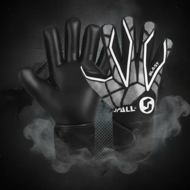 Goalkeeper Goalie Fottball Soccer Gloves With Strong Grip Hand Protection To Prevent Injuries For Match Training Men And Women | Ideal for All Surfaces, Kids & Adults | Match-Ready | Includes Pump & Needles