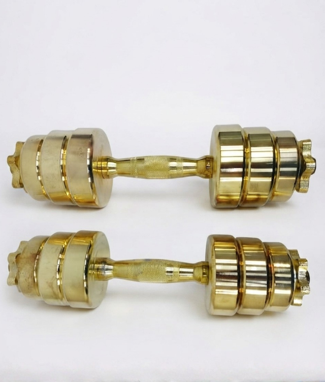 Retro Vintage Dumbbell Set 10kg 15kg 20kg Old Style Classic Cast Iron Weight Set for Home Gym Fitness Strength Training Bodybuilding Workout Equipment