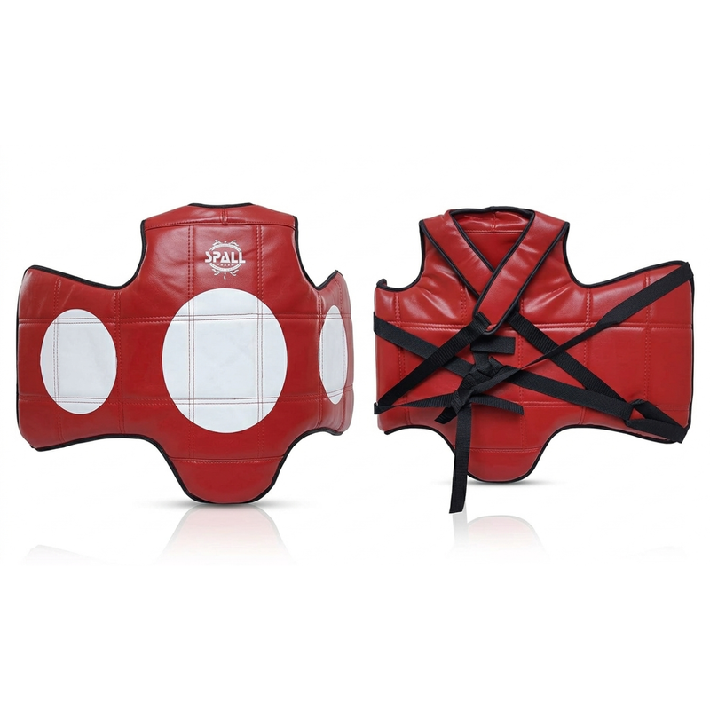 Boxing Chest Guard S M L XL Red Blue For MMA Body Protector Martial Arts Taekwondo Training(SI-1080) | Ideal for All Surfaces, Kids & Adults | Match-Ready | Includes Pump & Needle | Durable & Long-Lasting Performance