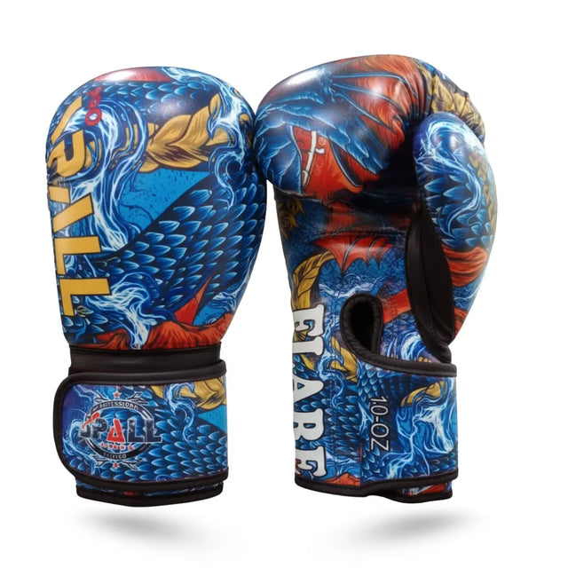 Spall Boxing Gloves for Training and Sparring – Professional PU Leather Gloves for Boxing, Kickboxing, and Muay Thai – Sizes 6oz to 14oz