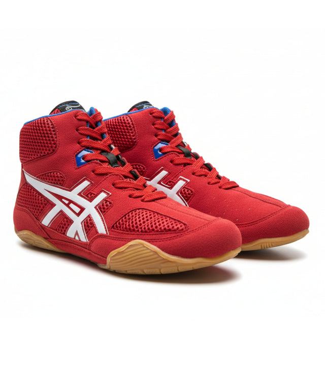 SPALL Wrestling Shoes High Top Premium Grappling Footwear for Men Women Youth, Lightweight Anti-Slip Sole, Breathable Training Shoes for Wrestling MMA Boxing Gym Fitness