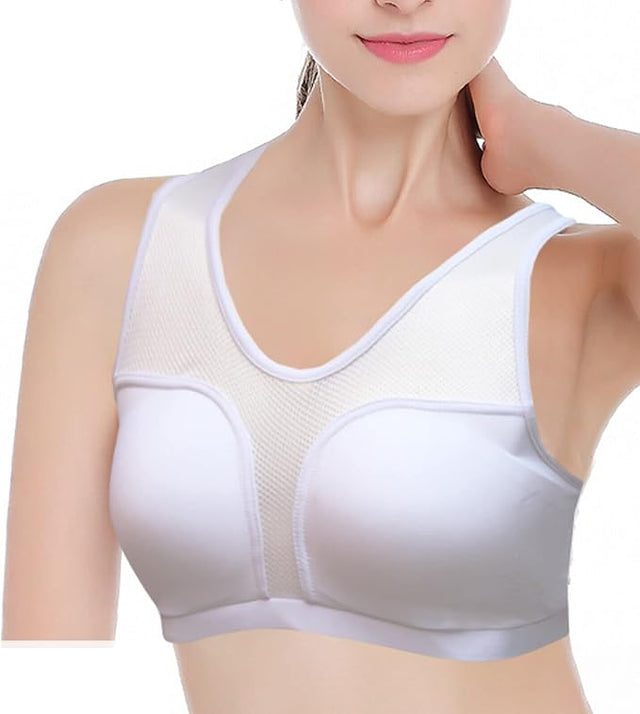 Spall Sports Bra for Women with Built In Cups High Support Athletic Workout Bra for Gym Running Yoga Fitness Training Exercise Activewear Comfortable Stretch Sportswear