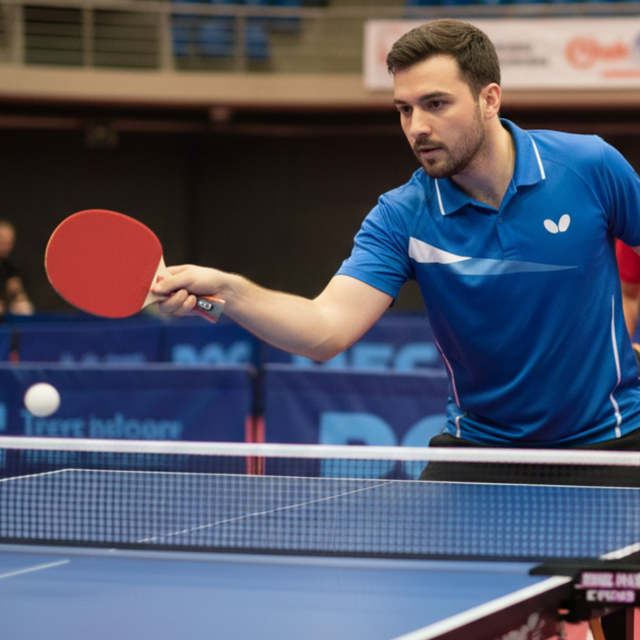 Premium Table Tennis Racket | Professional Ping Pong Paddle | High Control & Spin | Durable Wooden Blade