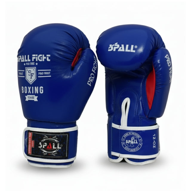 Spall Boxing Gloves Red and Blue Training Gloves for Men and Women Kickboxing Muay Thai and Fitness