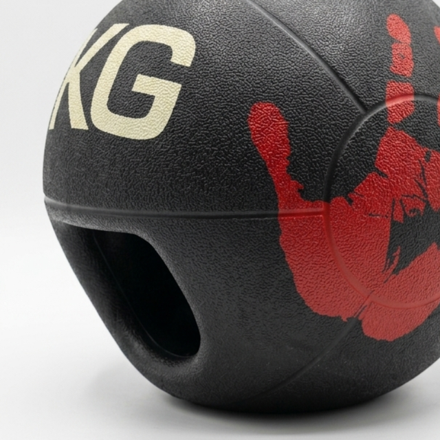 SPALL 4kg Multi-Use Medicine Ball & Kettlebell Weight with Handle, Strength Training Slam Ball for Home Gym Workout, Functional Fitness, Core Training, Cross Training, Full Body Exercise
