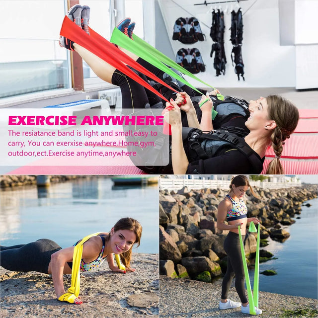 Spall Resistance Bands 2m | Natural Latex Exercise Bands for Strength Training, Stretching, Pilates, Yoga & Gym Workouts – Multiple Thickness Options