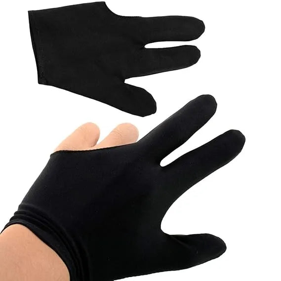 Professional 3 Finger Billiard Glove – Smooth Cue Control for Left/Right Hand
