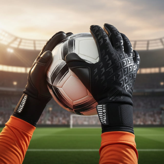 Goalkeeper Gloves for Men & Women. Soccer Goalie Gloves with Strong Grip & Hand Protection for Training and Match Play | Ideal for All Surfaces, Kids & Adults | Match-Ready | Includes Pump & Needle