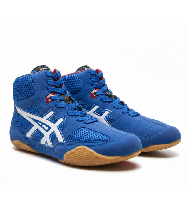 SPALL Wrestling Shoes High Top Premium Grappling Footwear for Men Women Youth, Lightweight Anti-Slip Sole, Breathable Training Shoes for Wrestling MMA Boxing Gym Fitness