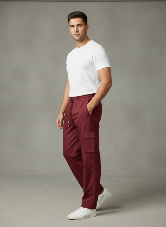 SPALL Unisex Track Pants – Premium Sports Joggers for Men & Women, Comfortable Athletic Training Pants, Black Blue Maroon, Sizes M L XL