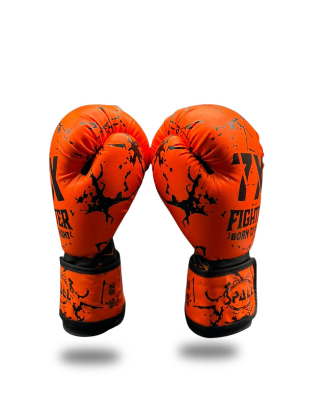 Spall Boxing Gloves for Training, Sparring & Fighting – Premium PU Leather Punching Gloves for Men & Women – Available in White, Orange, Blue & Black
