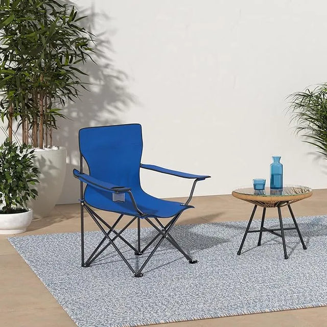 Spall Folding Camping Chair Portable Outdoor Chair for Camping Fishing Beach and Picnic with Cup Holder