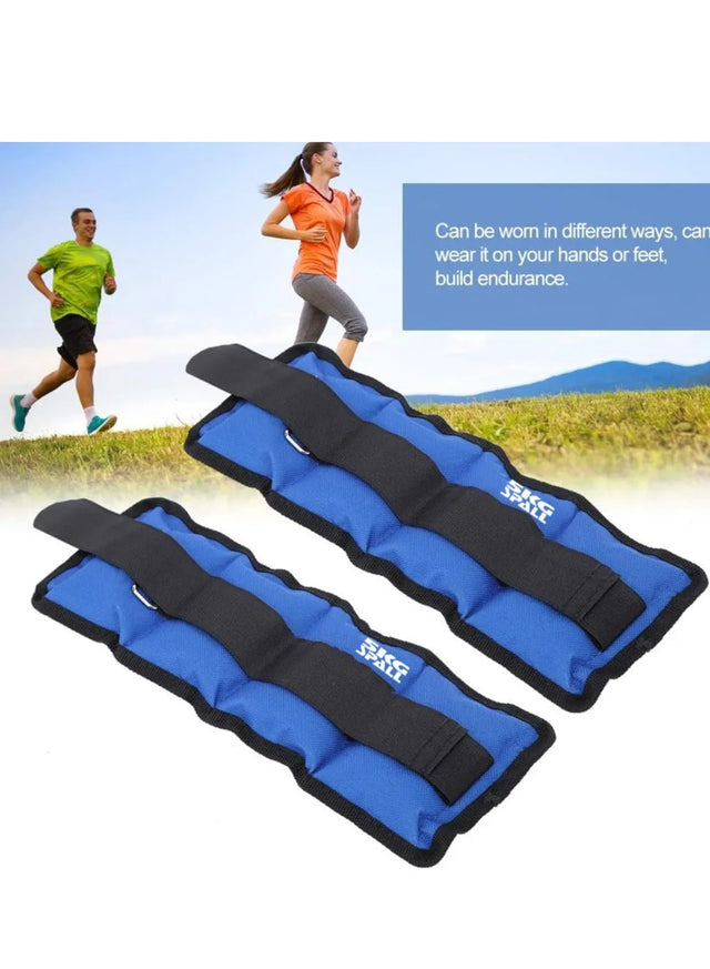 Spall Ankle And Wrist Weights Fully Adjustable Straps For Men Women Kids Weighted Ankle Fitness Workout Walking Running Jogging Exercise Gym 3kg 4kg(SI-2802) | Ideal for All Surfaces, Kids & Adults