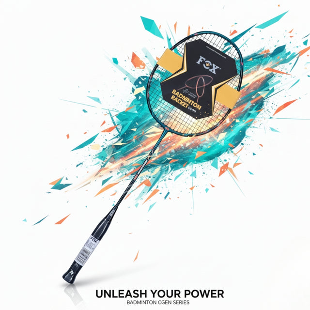 Professional Badminton Racket – Lightweight Carbon Fiber Racquet for Training & Match Play | High Tension Frame | Indoor & Outdoor Sports