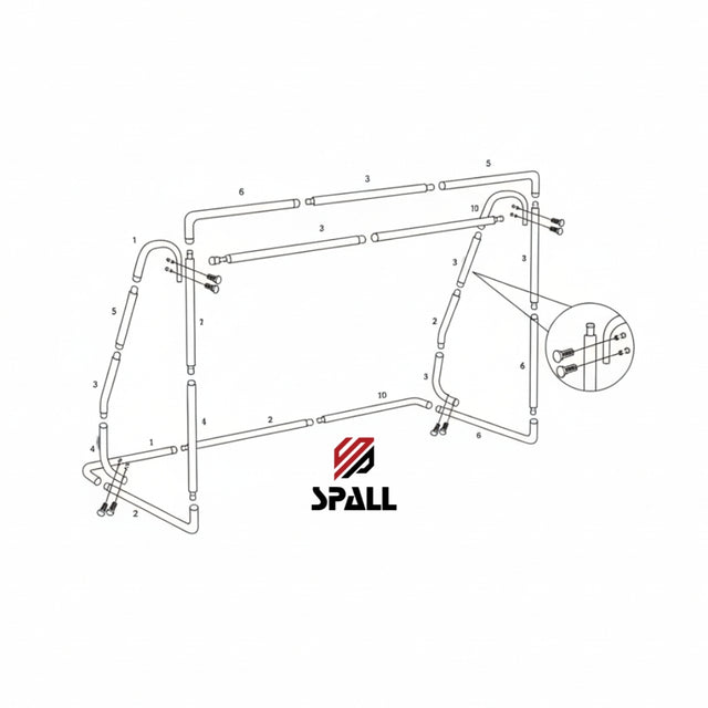 Portable Football Goal Post for Training and Match Play