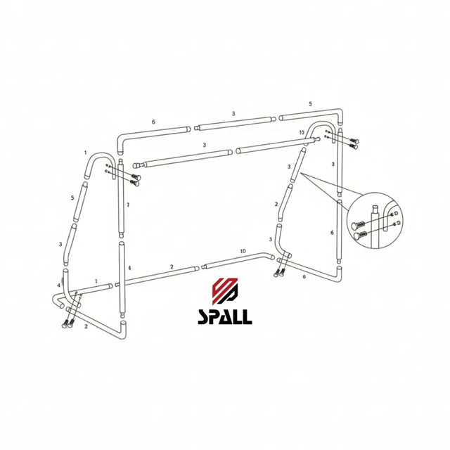 Portable Football Goal Post for Training and Match Play