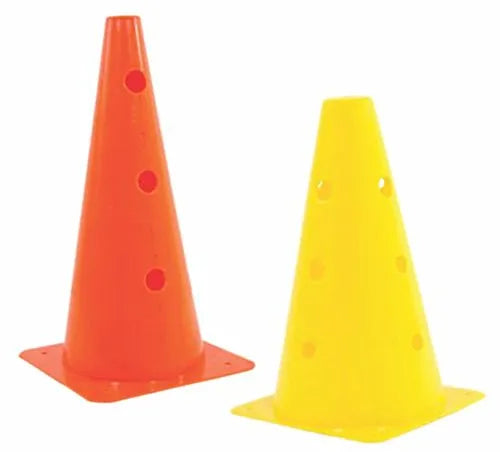 18cm"to 48cm" Sports Cones Plastic Traffic Training Cones, Training for Basketball, Football, Skateboarding Practice - Obstacle Course for Indoor and Outdoor Party Events | Ideal for All Surfaces, Kid and Adults